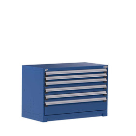 48" 6-Drawer Steel HDR Cabinet with Forklift Base HDC-R5AHE-3002