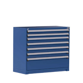 54" 7-Drawer Steel HDR Cabinet with Forklift Base HDC-R5AJG-4404