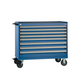 48" Mobile 8-Drawer HDR Steel Cabinet on 6" Casters HDC-R5BHE-3402