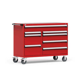 54" Mobile 9-Drawer HDR Steel Cabinet on 6" Casters HDC-R5GJG-3405