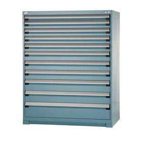 48" 11-Drawer Steel HDR Cabinet with Forklift Base HDC-R5AHG-5820