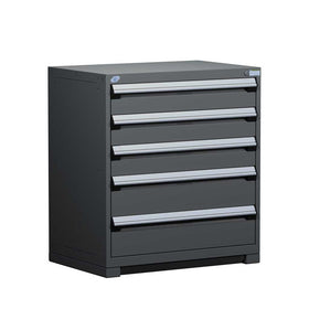 36" 5-Drawer Steel HDR Cabinet with Forklift Base HDC-R5AEC-3806