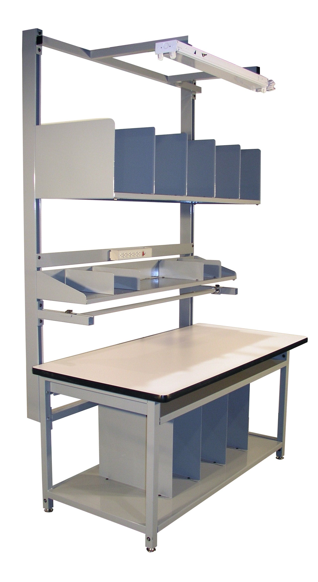 Bench-in-a-Box Packing and Shipping Workstation