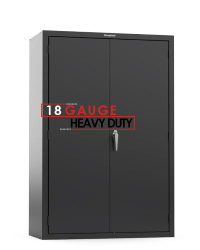 <h1>18 Gauge</h1><h3>- 10 Year warranty -</h3><p>Most economical and 50% lighter than our 12 gauge models, while still capable of holding 2 tons! You can even move with a dolly.</p>