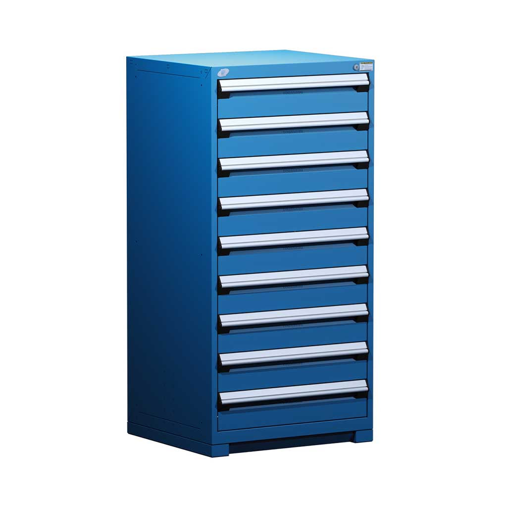 30" 9-Drawer HDR Cabinet with Compartments, Forklift Base HDC-R5ADD-5813