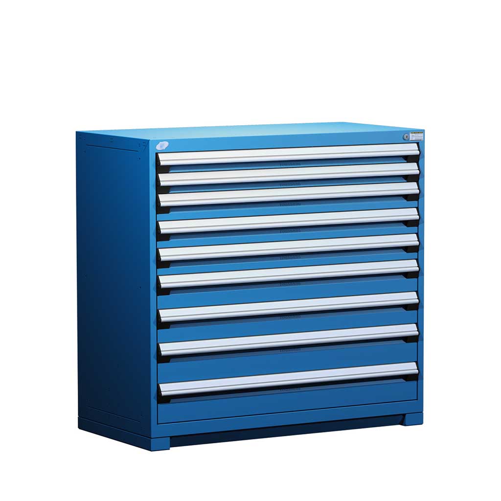 48" 9-Drawer Steel HDR Cabinet with Forklift Base HDC-R5AHG-4406