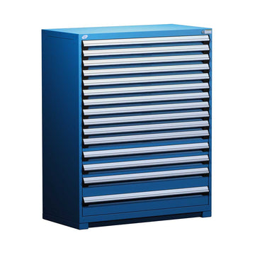 48" 15-Drawer Steel HDR Cabinet with Forklift Base HDC-R5AHG-5806