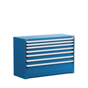 60" 7-Drawer Steel HDR Cabinet with Forklift Base HDC-R5AKE-3808
