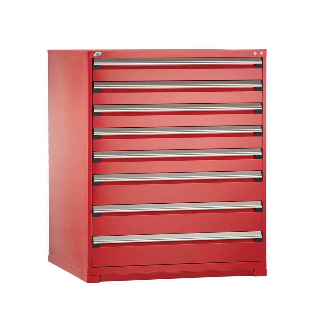 60" 8-Drawer HDR Cabinet with Compartments, Forklift Base HDC-R5AKG-5815