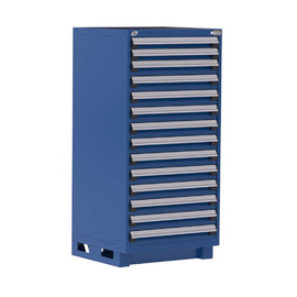 30" 14-Drawer HDR Cabinet with Compartments, Forklift Base HDC-R5ADG-5825