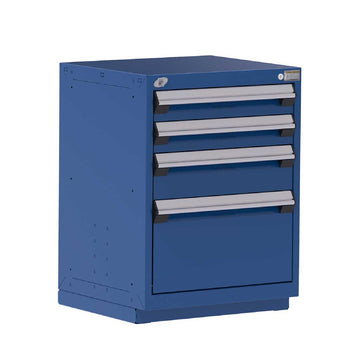 24" 4-Drawer Steel HDR Cabinet with Recessed Base HDC-R5ACD-3014