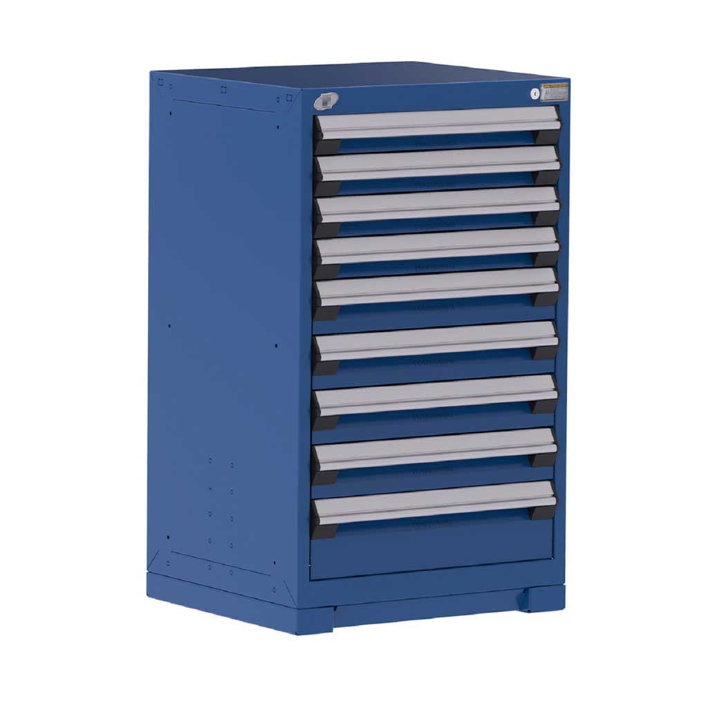 24" 9-Drawer HDR Cabinet with Compartments, Forklift Base HDC-R5ACD-3805