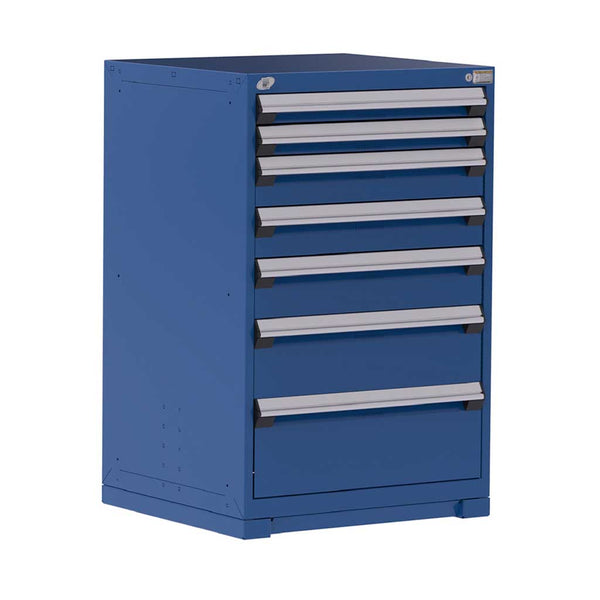 30" 7-Drawer HDR Cabinet with Compartments, Forklift Base HDC-R5ADG-4403