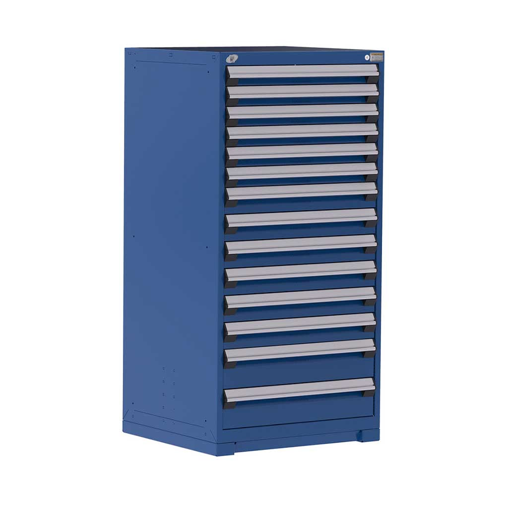 30" 14-Drawer HDR Cabinet with Compartments, Forklift Base HDC-R5ADG-5817