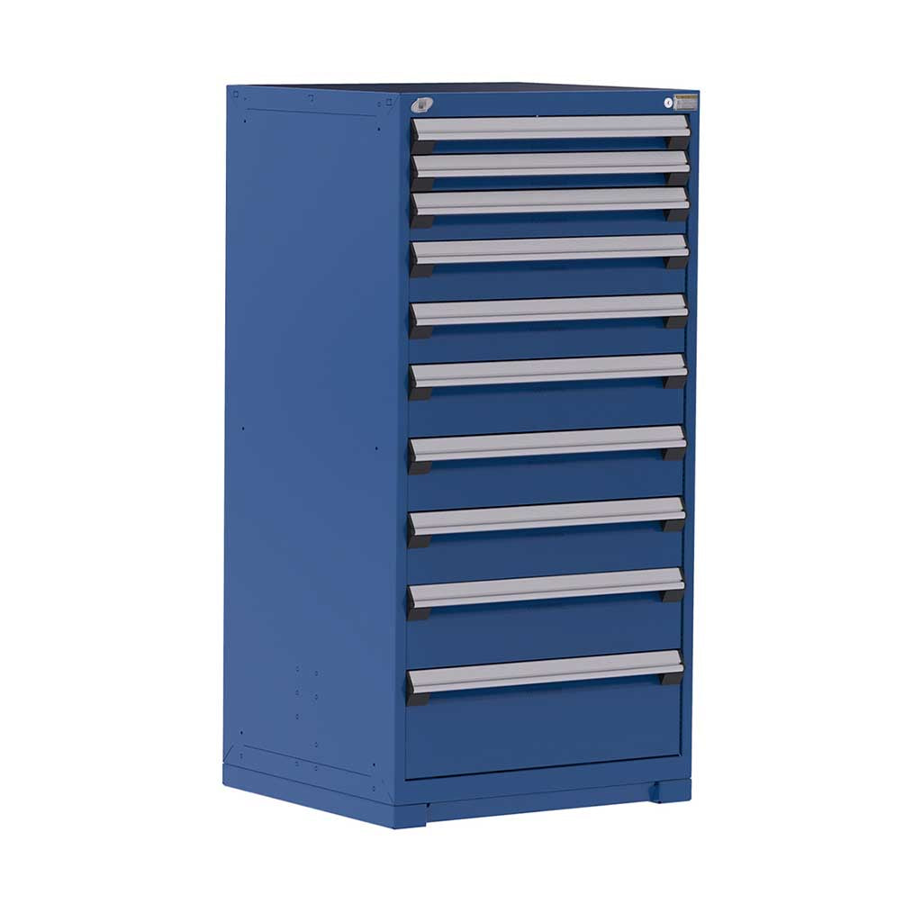30" 10-Drawer HDR Cabinet with Compartments, Forklift Base HDC-R5ADG-5855