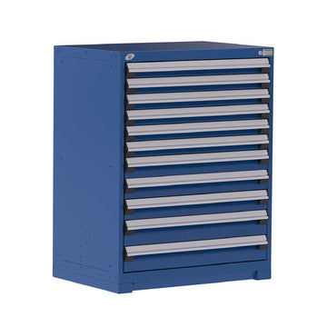 36" 11-Drawer Steel HDR Cabinet with Forklift Base HDC-R5AEC-4406