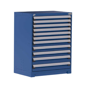 36" 11-Drawer HDR Cabinet with Compartments, Forklift Base HDC-R5AEE-4405
