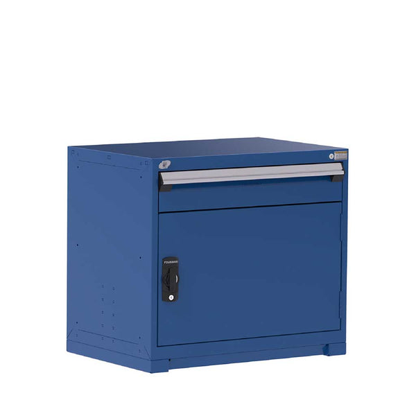 36" HDR Steel 1-Drawer Door Cabinet with Compartments and Forklift Base HDC-R5AEE-3009