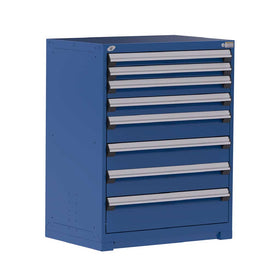 36" 8-Drawer HDR Cabinet with Compartments, Forklift Base HDC-R5AEE-4401