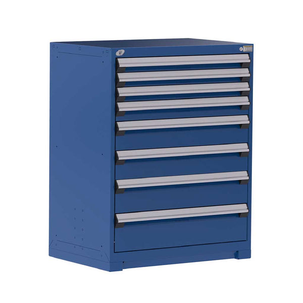 36" 8-Drawer HDR Cabinet with Compartments, Forklift Base HDC-R5AEE-4453