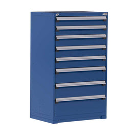 36" 8-Drawer HDR Cabinet with Compartments, Forklift Base HDC-R5AEE-5821