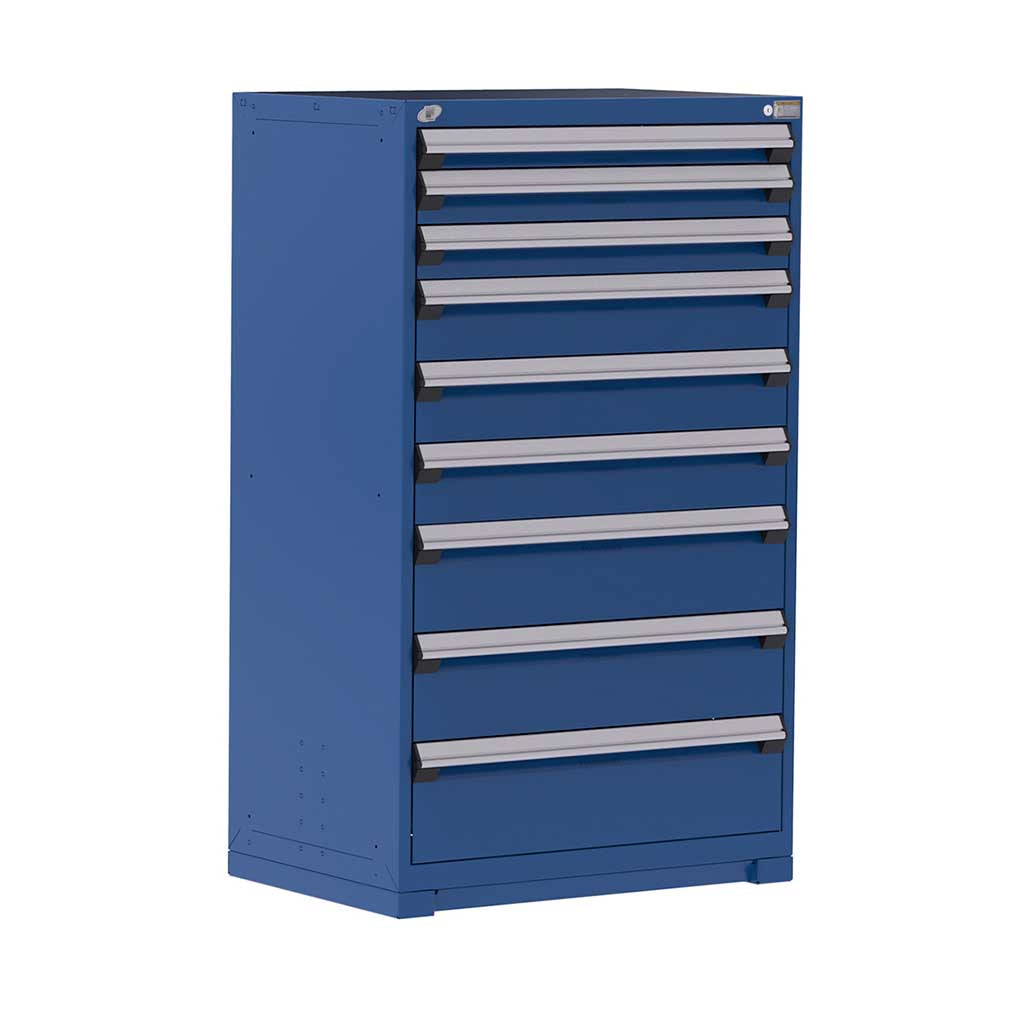 36" 9-Drawer HDR Cabinet with Compartments, Forklift Base HDC-R5AEE-5823