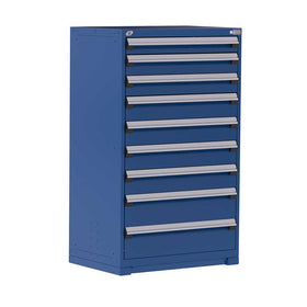 36" 9-Drawer HDR Cabinet with Compartments, Forklift Base HDC-R5AEE-5853
