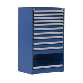 36" 10-Drawer HDR Cabinet with Compartments, Forklift Base HDC-R5AEE-5857