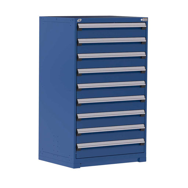36" 9-Drawer HDR Cabinet with Compartments, Forklift Base HDC-R5AEG-5801