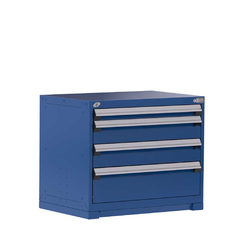 36" 4-Drawer HDR Cabinet with Compartments, Forklift Base HDC-R5AEC-2803