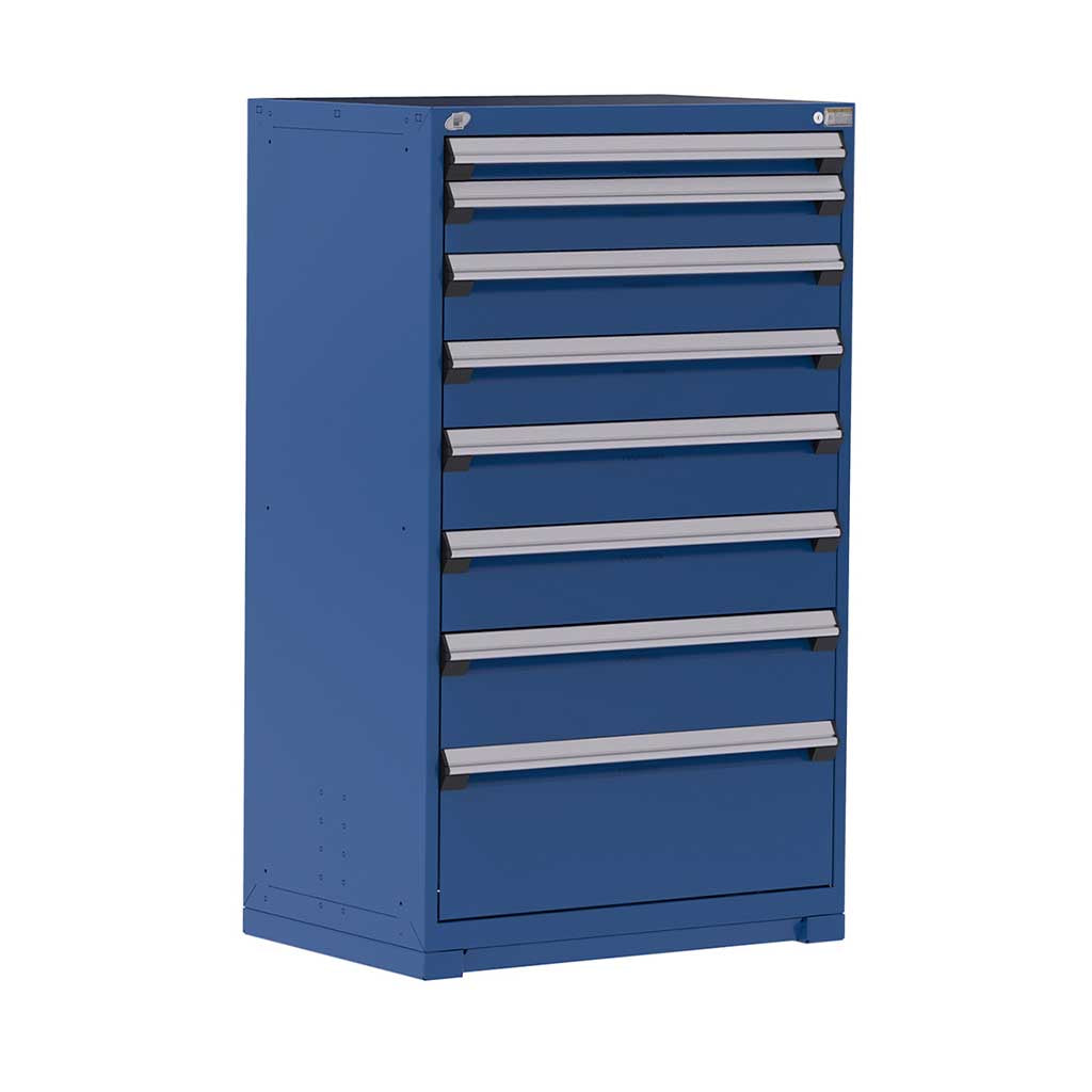 36" 8-Drawer HDR Cabinet with Compartments, Forklift Base HDC-R5AEC-5831