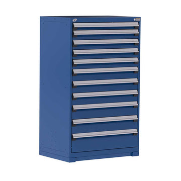 36" 11-Drawer HDR Cabinet with Compartments, Forklift Base HDC-R5AEE-5839