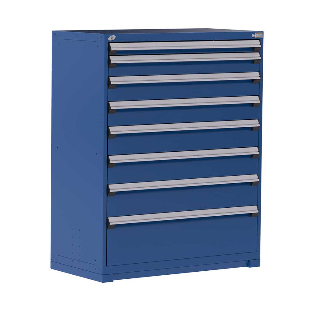 48" 8-Drawer HDR Cabinet with Compartments, Forklift Base HDC-R5AHE-5851