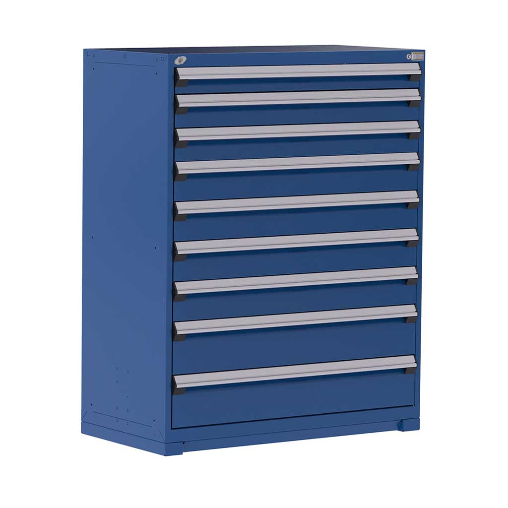 48" 9-Drawer HDR Cabinet with Compartments, Forklift Base HDC-R5AHE-5853
