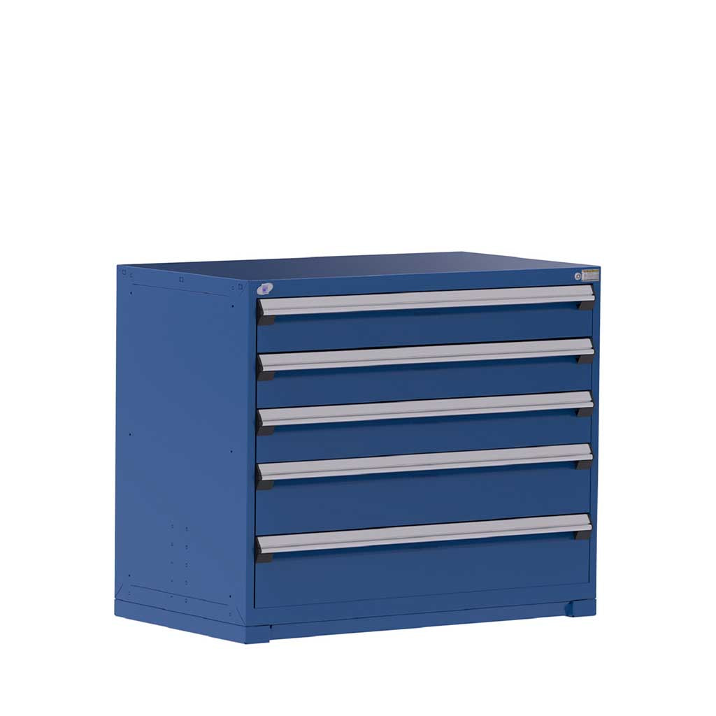 48" 5-Drawer HDR Cabinet with Compartments, Forklift Base HDC-R5AHG-3809