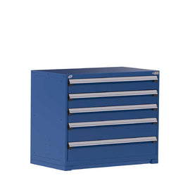 48" 5-Drawer HDR Cabinet with Compartments, Forklift Base HDC-R5AHG-3809