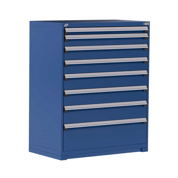 48" 9-Drawer HDR Cabinet with Compartments, Forklift Base HDC-R5AHG-5851