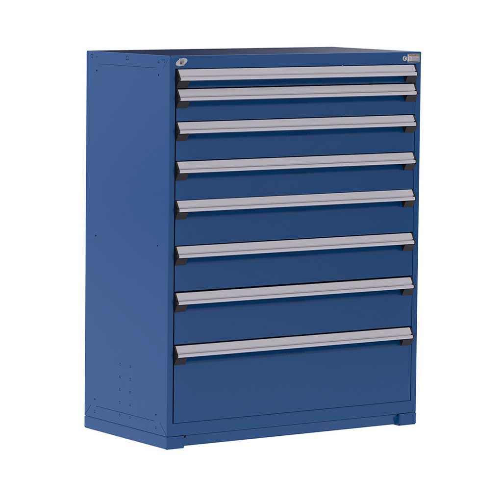 Buy beige 48&quot; 8-Drawer Steel HDR Cabinet with Forklift Base HDC-R5AHE-5802