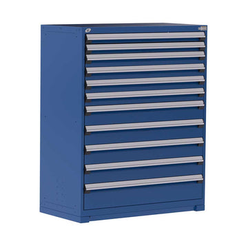 48" 11-Drawer HDR Cabinet with Compartments, Forklift Base HDC-R5AHE-5803