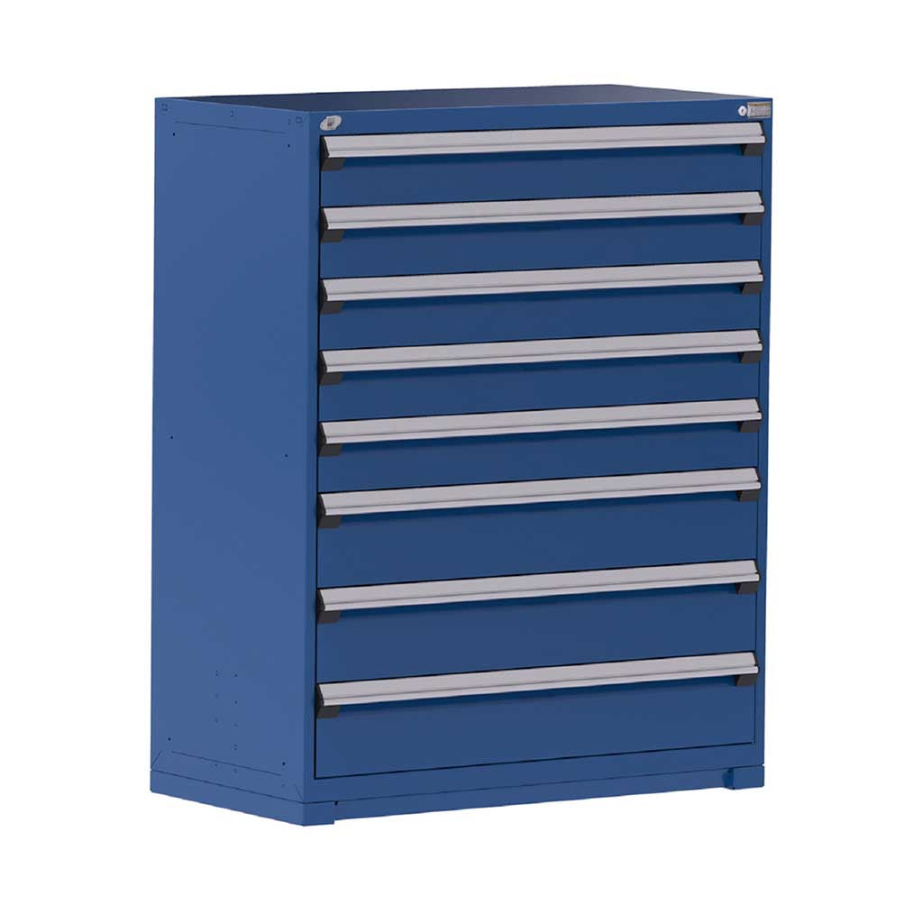 48" 8-Drawer HDR Cabinet with Compartments, Forklift Base HDC-R5AHE-5865
