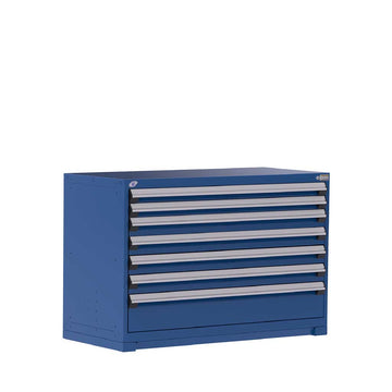 54" 7-Drawer HDR Cabinet with Compartments, Forklift Base HDC-R5AJG-3403