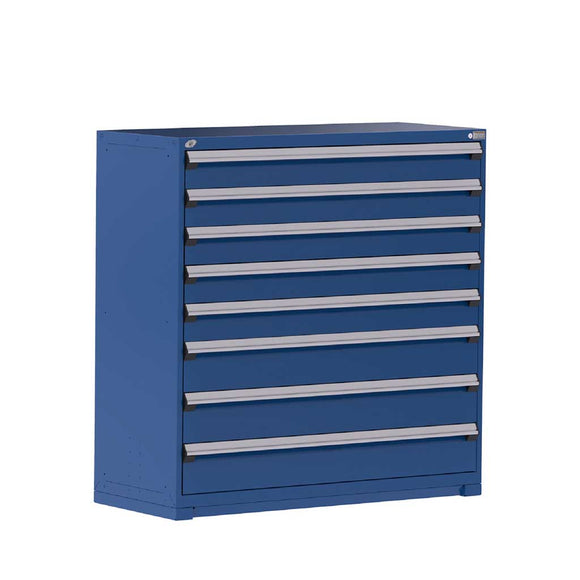 60" 8-Drawer HDR Cabinet with Compartments, Forklift Base HDC-R5AKG-5805