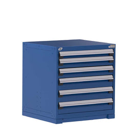 30" 6-Drawer Steel HDR Cabinet with Forklift Base HDC-R5ADG-3054