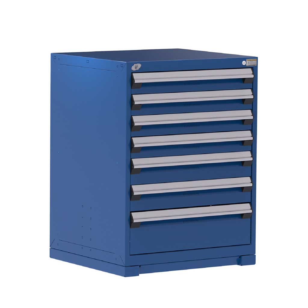30" 7-Drawer Steel HDR Cabinet with Forklift Base HDC-R5ADG-3812