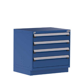 36" 4-Drawer Steel HDR Cabinet with Recessed Base HDC-R5AEG-3002