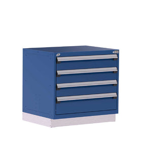 36" 4-Drawer Steel HDR Cabinet with Recessed Base HDC-R5AEG-3004