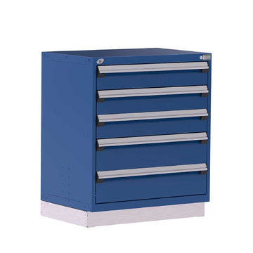 36" 5-Drawer Steel HDR Cabinet with Recessed Base HDC-R5AEG-3820