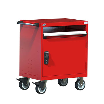 30" Mobile HDR Steel Door Cabinet on Casters HDC-R5BDG-3012