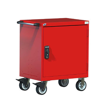 30" Mobile HDR Steel Door Cabinet on Casters HDC-R5BDG-3014