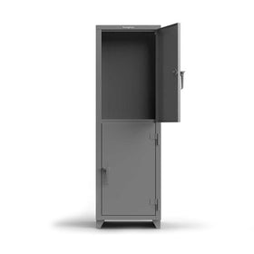 24 inch Single-Tier 2 Compartment Locker
